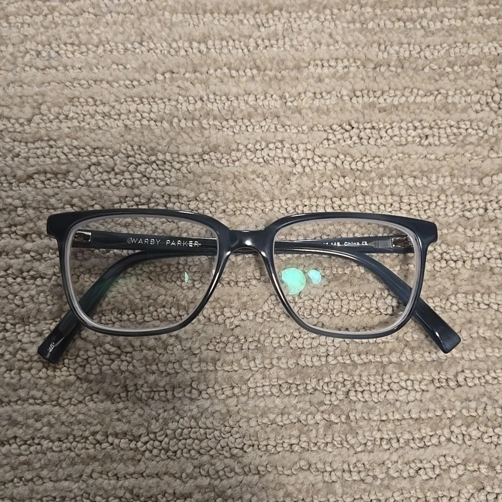 Warby Parker Hayden Glasses-Striped Pacific Medium